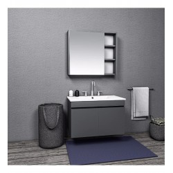 Mayer Galata Banyo Dolabı Takımı - 75 cm (Antrasit)