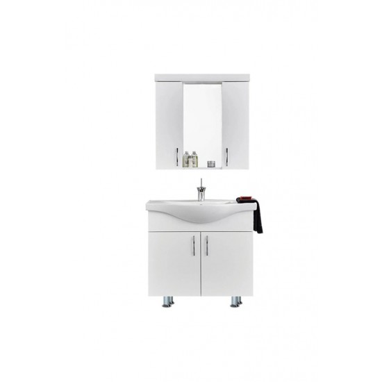 Mayer Klasik Banyo Dolabı Seti (80 cm)